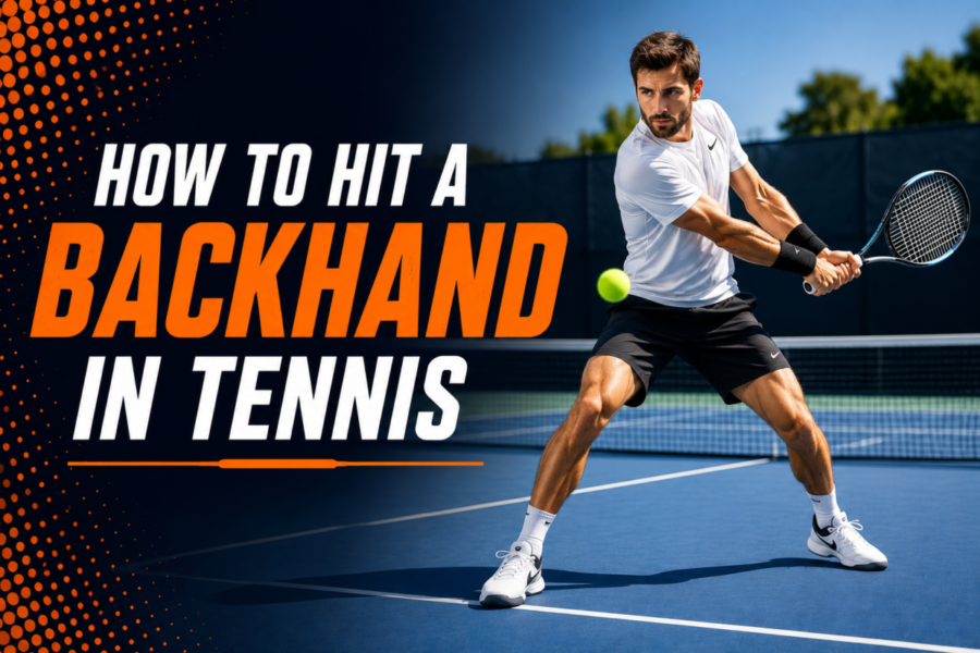 How to hit a backhand in tennis