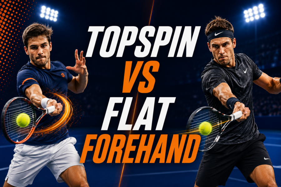 Topspin Forehand vs. Flat Forehand in Tennis