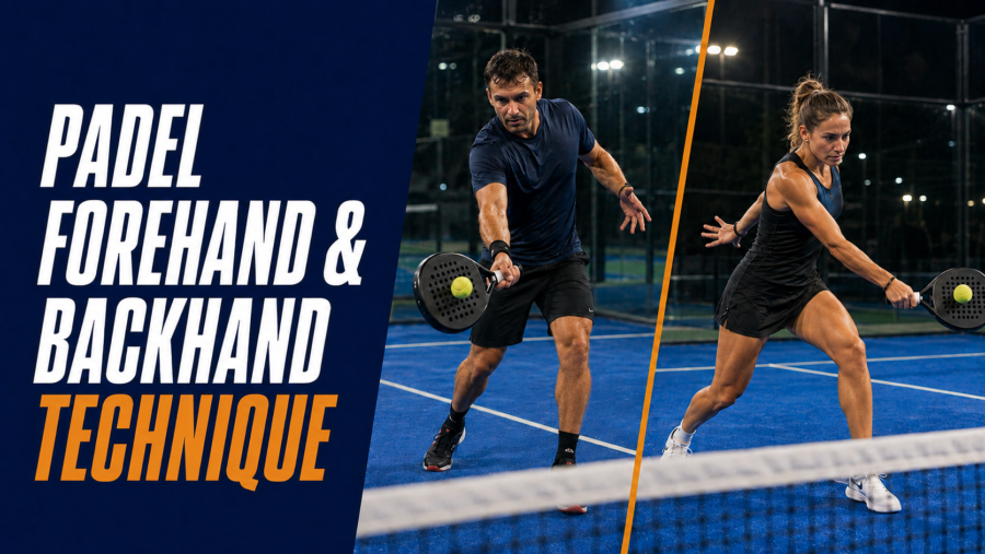 Padel Forehand and Backhand Technique