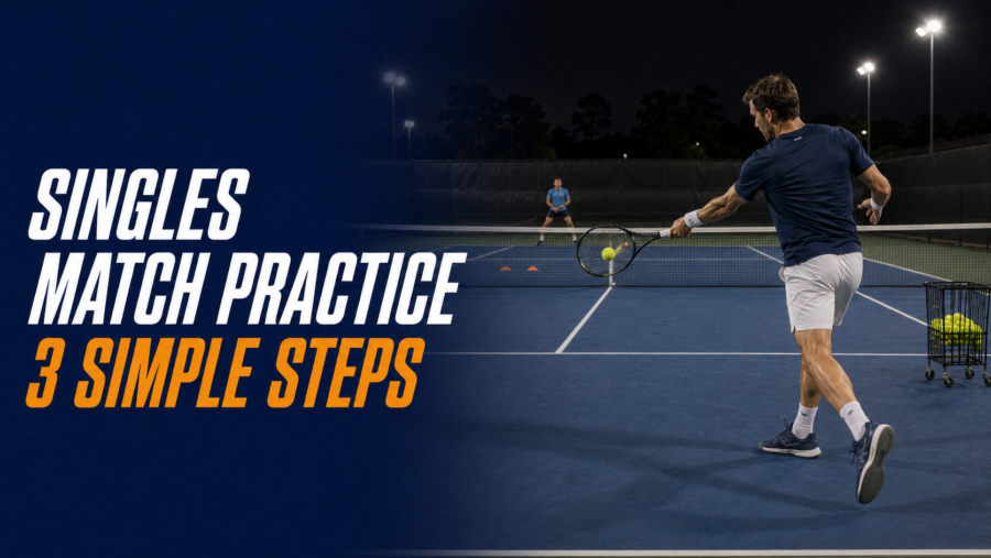 How To Practice for Singles Tennis Matches