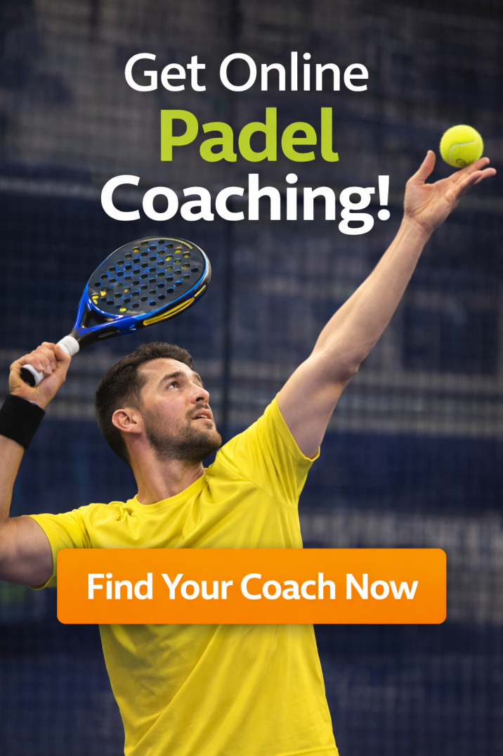 Get online padel coaching