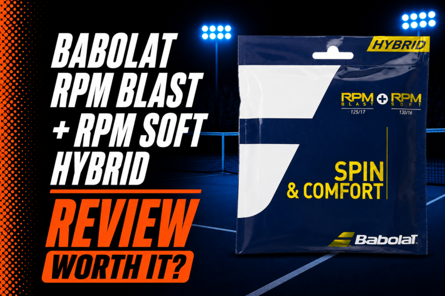 Babolat RPM Blast + RPM Soft Hybrid Tennis String Review