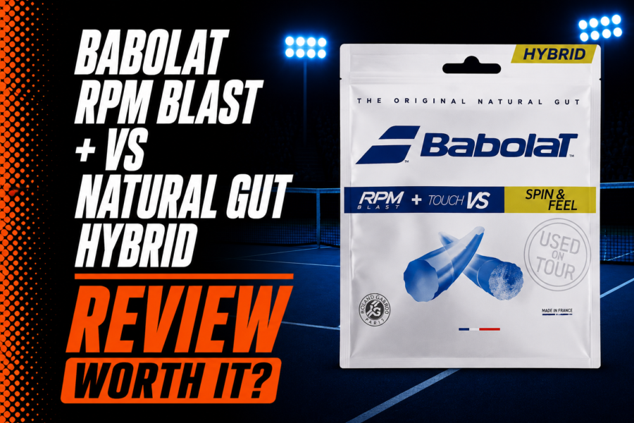 Babolat RPM Blast + VS Natural Gut Hybrid Tennis String Review