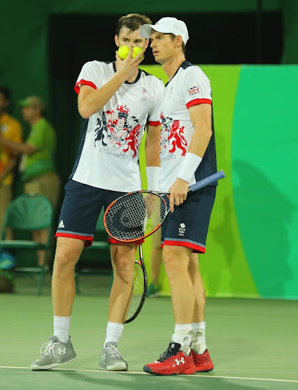 Tennis Doubles Players