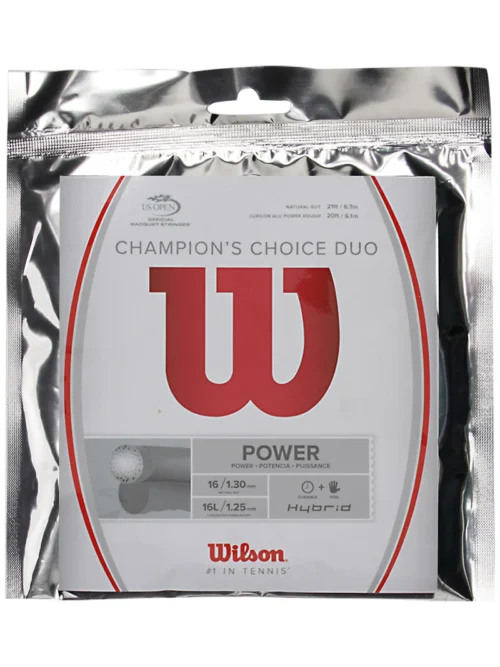 Wilson Champion's Choice Hybrid tennis string