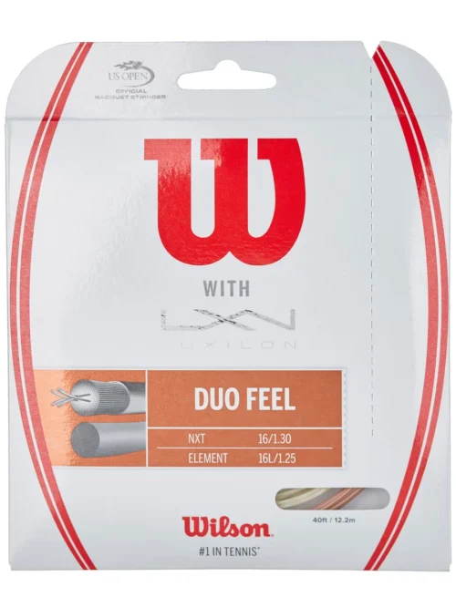 Wilson Duo Feel Element & NXT Tennis string