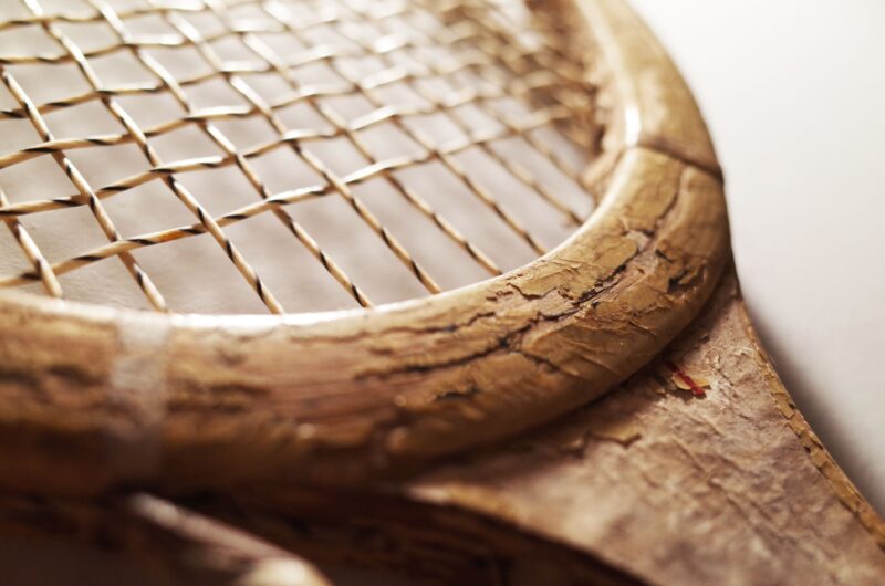 Wooden Tennis Racket