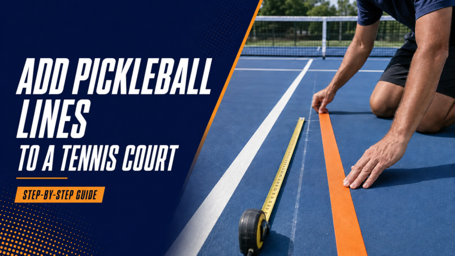 How To Add Pickleball Lines to a Tennis Court