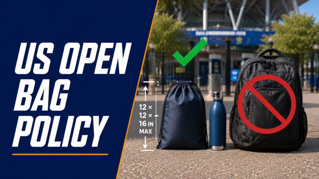 US Open Bag Policy What You Can and Cannot Bring