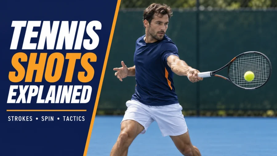 Types of Tennis Shots and Strokes Explained