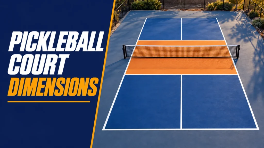 Pickleball Court Dimensions: Size, Kitchen and Net Height